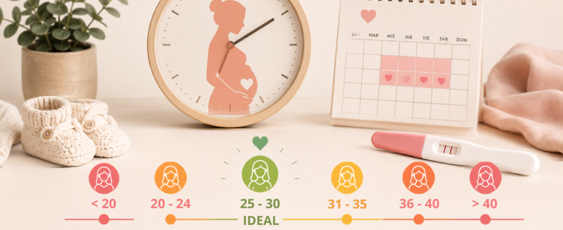 La edad ideal para quedar embarazada